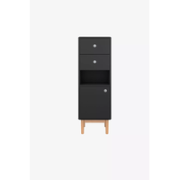 Mueble Organizador de Baño Oasis color Negro TU MESITA