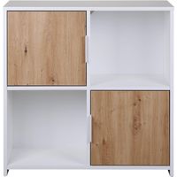 Mueble Módulo Infantil Alaska 2 puertas TU MESITA color Blanco/Marrón