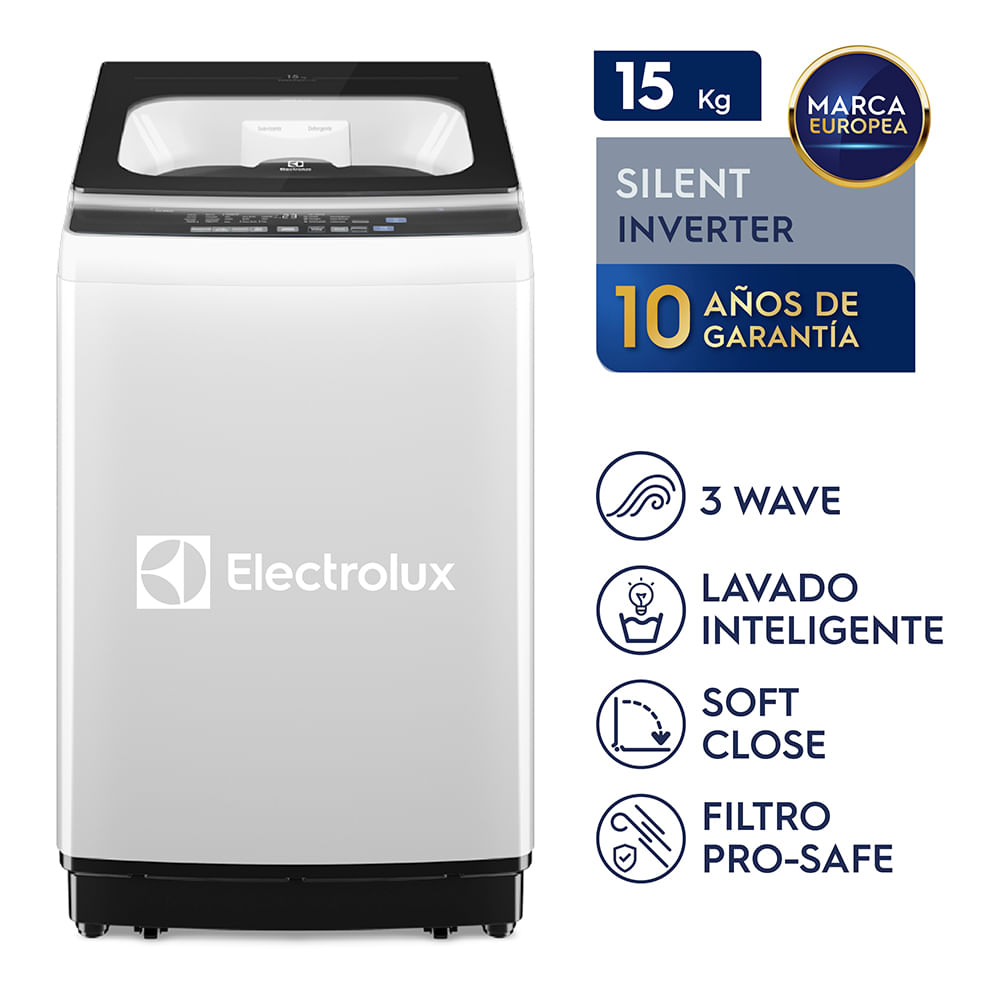 Lavadora Electrolux 15kg Blanco Inverter EWIP15F2XSWW