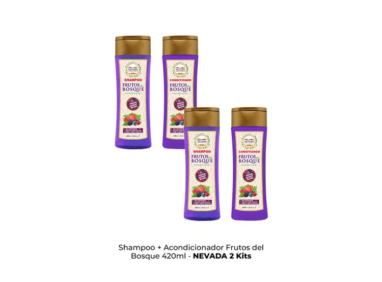 Shampoo+Acondicionador Frutos Del Bosque 420ml Nevada 2Und