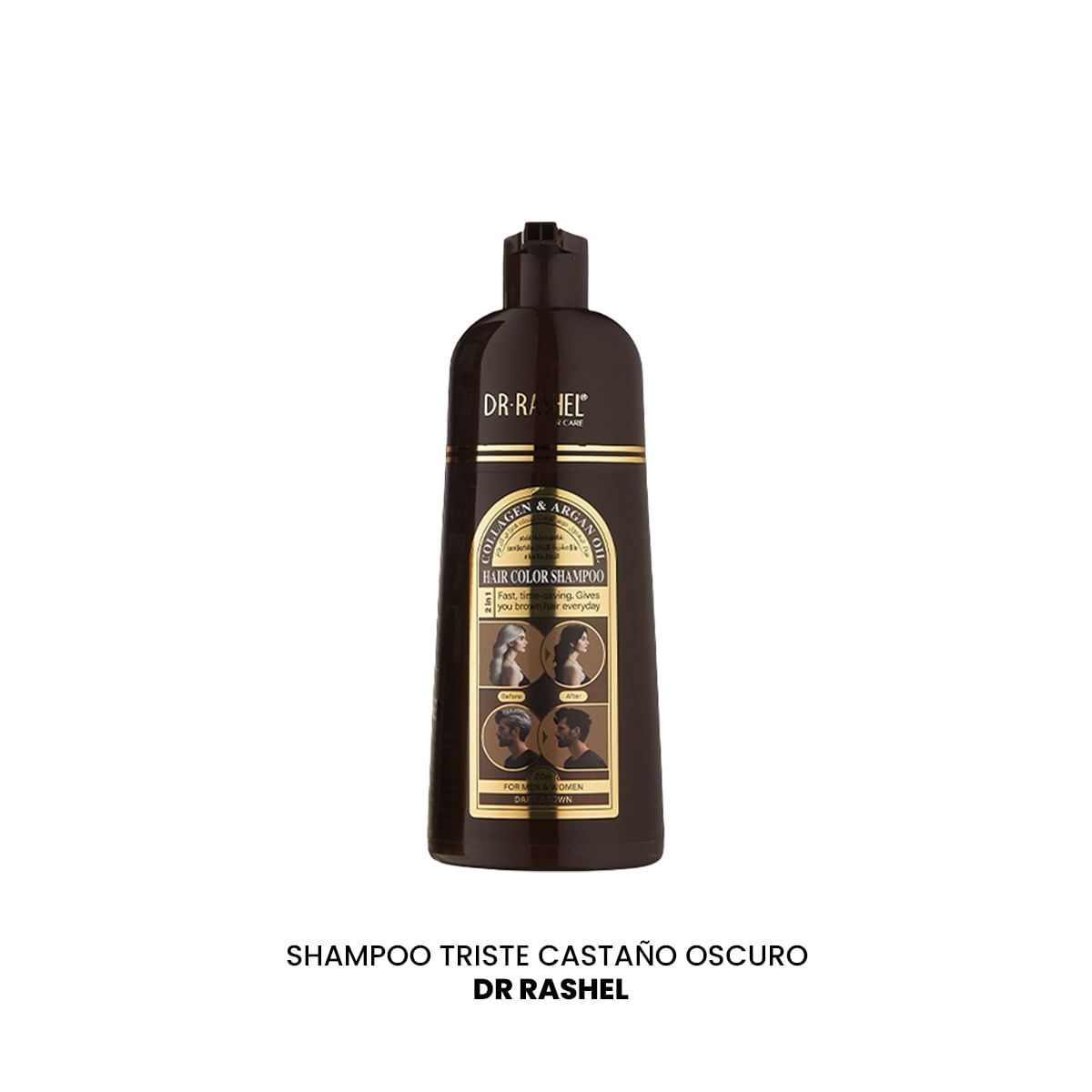 Shampoo Castaño Oscuro Dr Rashel