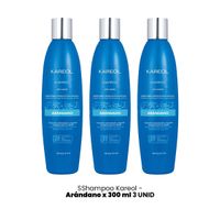 Shampoo Kareolarándano x 300ml 3 Unid
