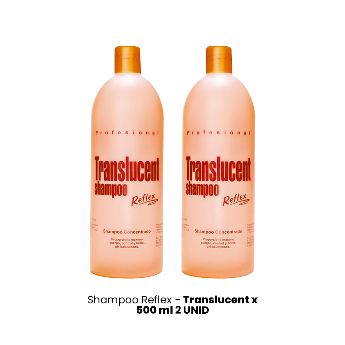 Shampoo Reflextranslucent x 500ml 2 Unid