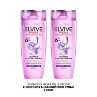 Shampoo Hidra Rellenadorelvive Hidra Hialurónico 370ml 2 Unid