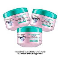 Mascarilla Elvive Hialurónico Purel'Oréal Paris 300G 3 Unid