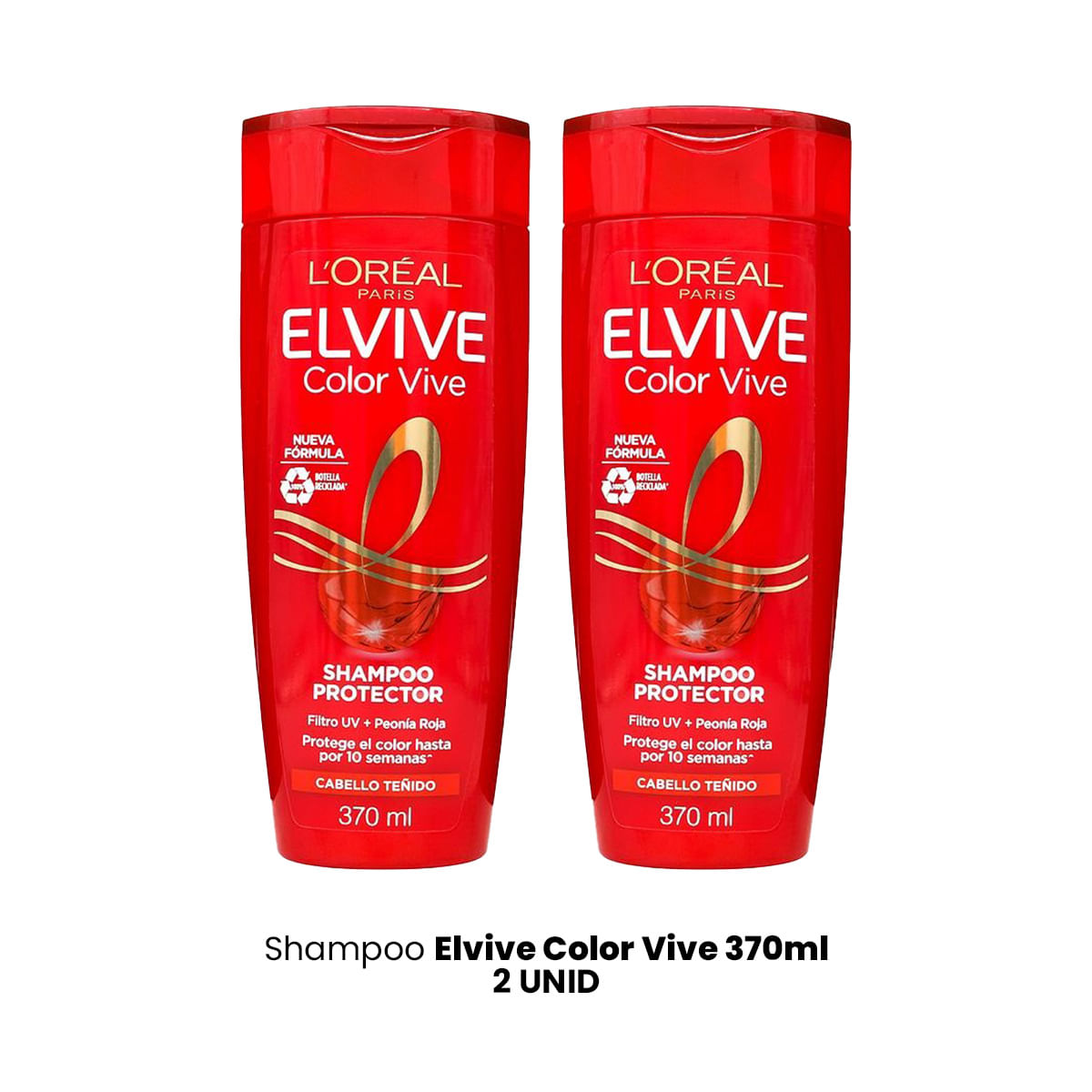 Shampoo Elvive Color Vive 370ml 2 Unid