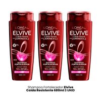 Shampoo Fortalecedorelvive Caída Resistente 680ml 3 Unid