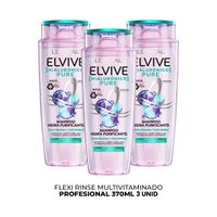 Hialurónico Pure Shampool'Oréal Paris 370ml 3 Unid