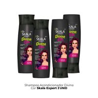 Shampoo 325ml + Acondicionador Divina Cor x 325mlskala 2 Pack