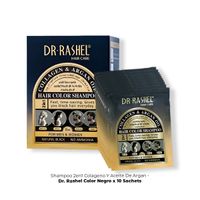 Shampo 2En1 Colag y Aceite Argan Rashel Color Negro x 10 Sachets