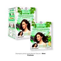 Shampoo Pinta Canas Marrón Oscuro Dexe 10 Piezas