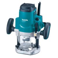 Ruteadora Fresadora Eléctrica Makita 1650W 22000RPM Collet 1/2"" 1/4"" M3600B