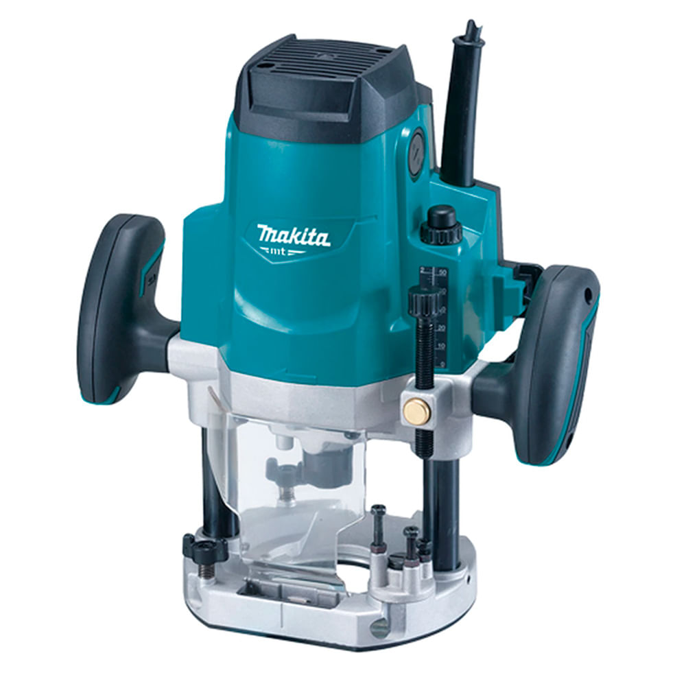 Ruteadora Fresadora Eléctrica Makita 1650W 22000RPM Collet 1/2"" 1/4"" M3600B