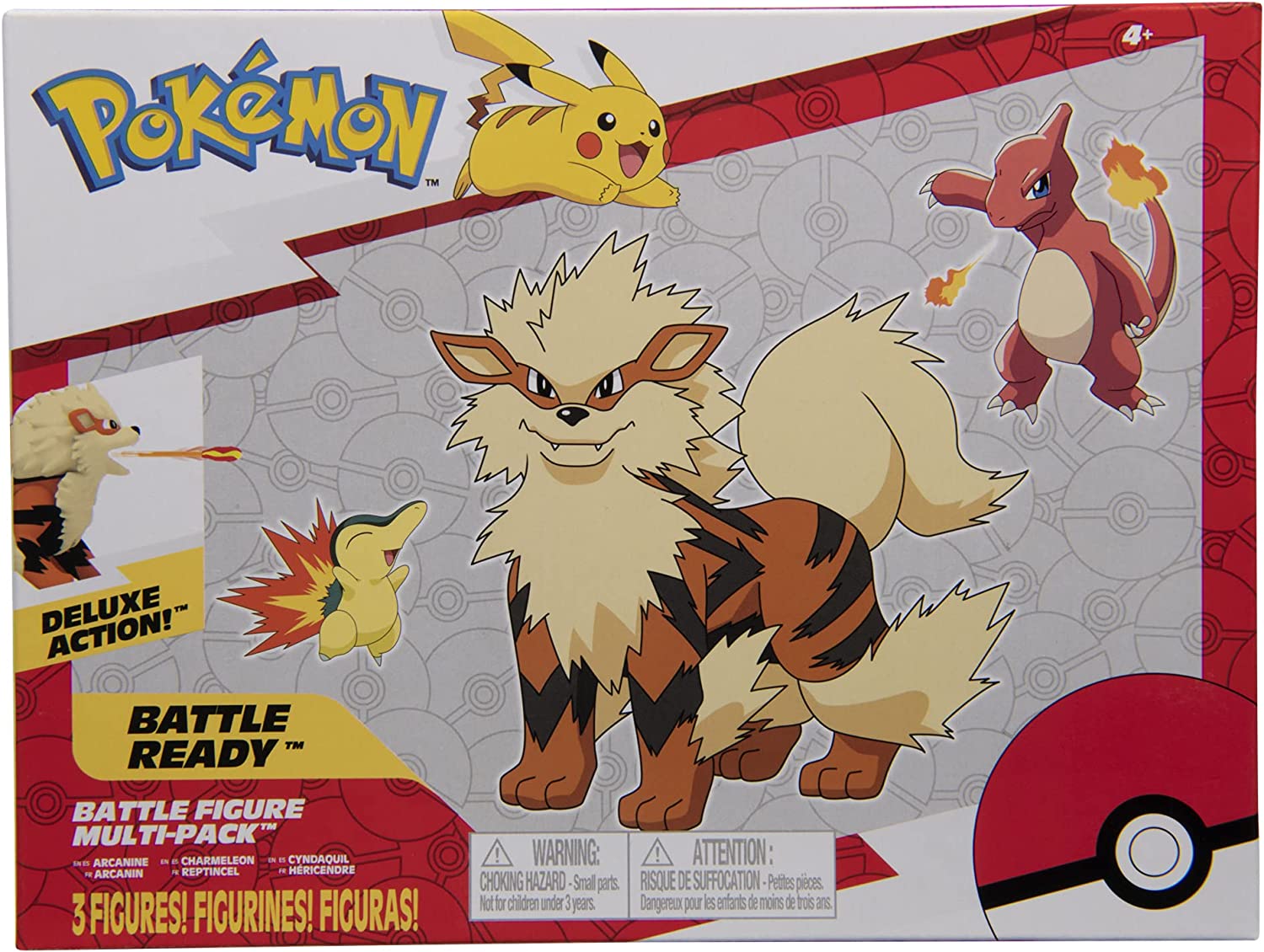 Pokemon Arcanine Charmeleon cyndaquil