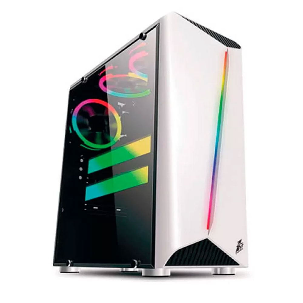 Case Gamer 1st Player R3 White, USB 3.0, HD Audio