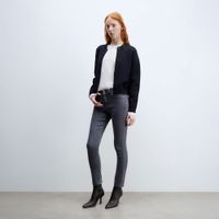 Jeans Skinny Sfera Mujer Liso Gris