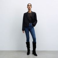 Jeans Ultraslim High Sfera Mujer Azul
