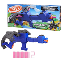 Nerf Lanzador De Dardos MineCraft Ender Dragón