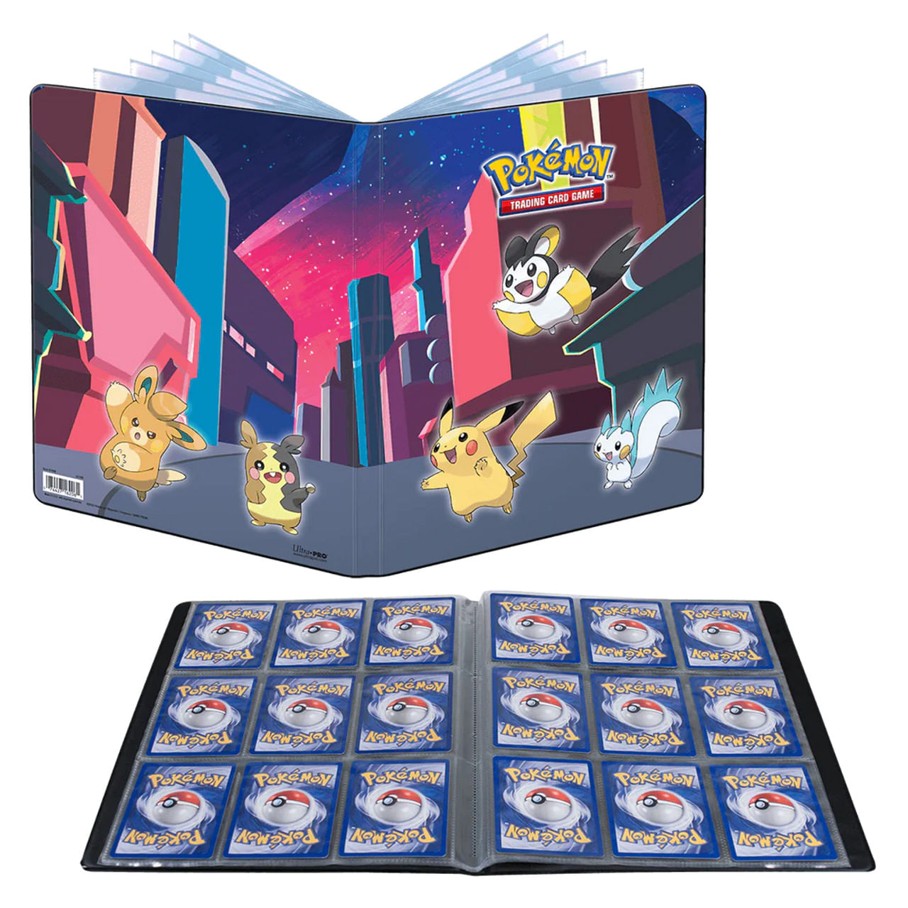 POKEMON FOLDER CARTAS 9 BOLSILLOS PIKACHU EMOLGA