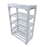 Zapatera abierta FRITS en blanco