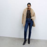 Jeans High Rise Sfera Mujer Azul Oscuro