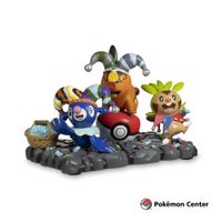 Pokemon Estatua Celebracion Chespin Tepig