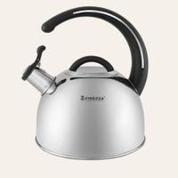 TETERA DE ACERO INOXIDABLE FINEZZA FF-T0048 3.0 LITROS NEGRO - MEGA IMPORT