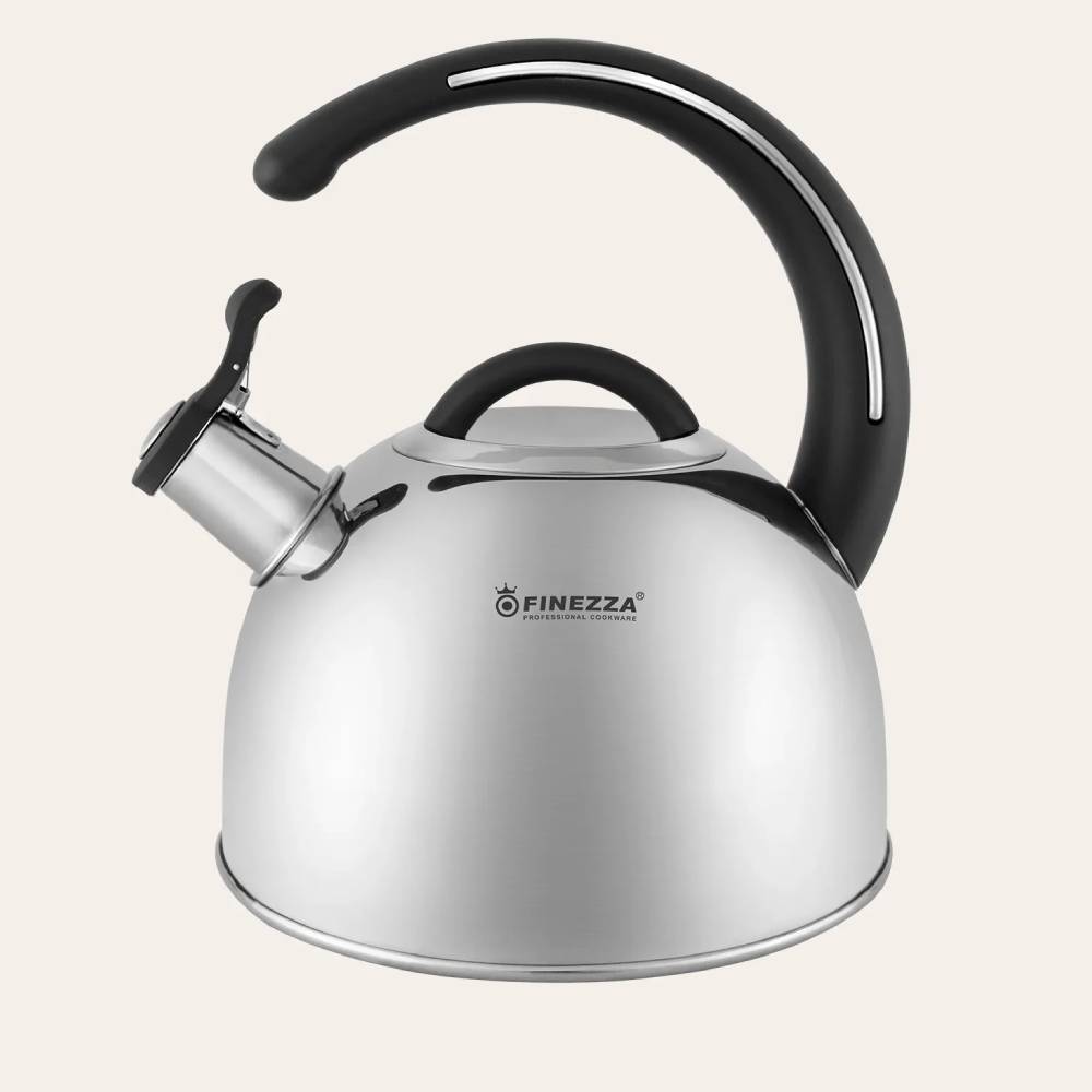 TETERA DE ACERO INOXIDABLE FINEZZA FF-T0048 3.0 LITROS NEGRO - MEGA IMPORT