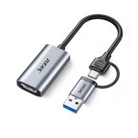 Capturador de Video HDMI FHD Usb 3 PC, PS5, PS4, Switch, Xbox