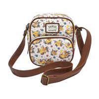 BOLSO CRUZADO FLORAL POKEMON PIKACHU EEVEE LOUNGEFLY