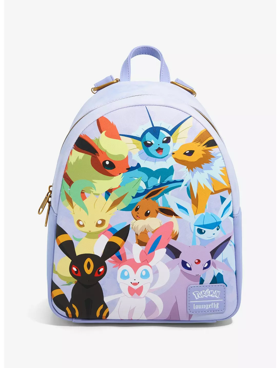 MOCHILA Loungefly Pokemon Eeveelutions Morado