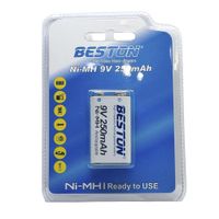 Bateria de Nimh Pila 9V Recargable BESTON 250mAh