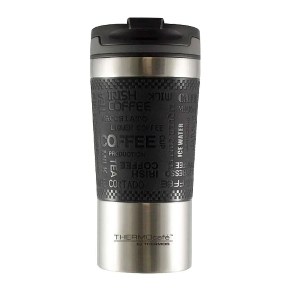 Mug De Acero Barista 360Ml Negro Thermos