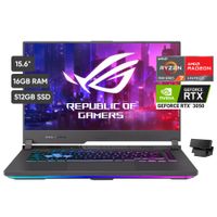 Portátil ASUS G513RC-HN091W de 15,6"" con AMD Ryzen 7 6800H, 16 GB y 512 GB de SSD