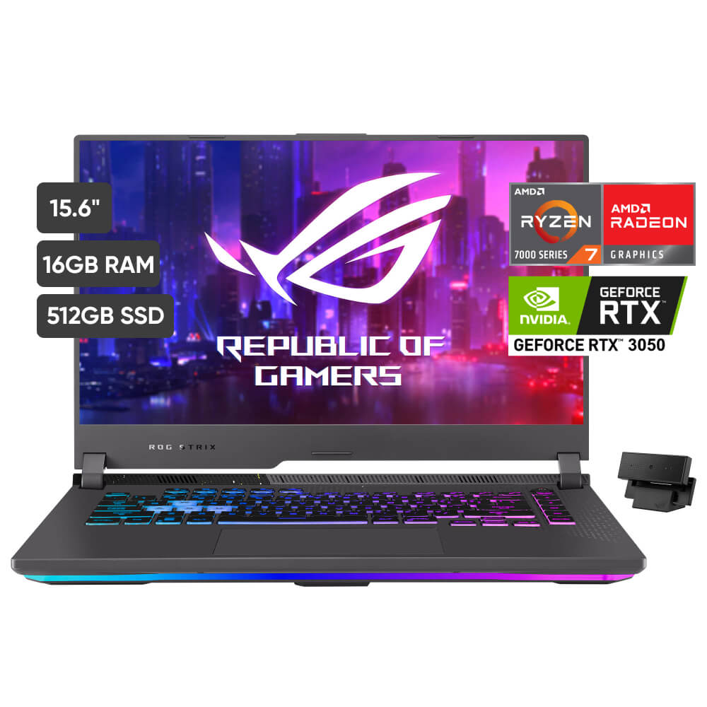 Portátil ASUS G513RC-HN091W de 15,6"" con AMD Ryzen 7 6800H, 16 GB y 512 GB de SSD