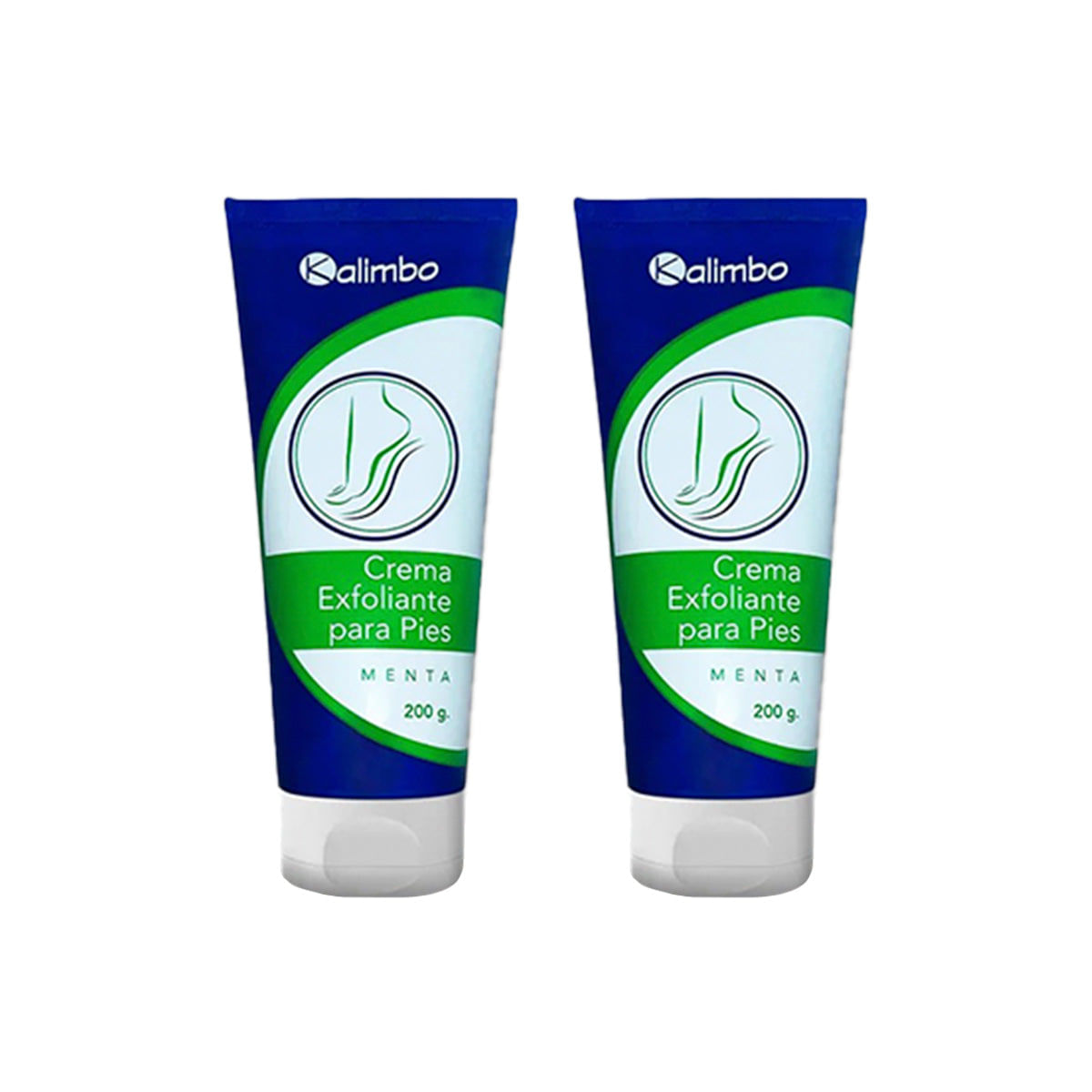 Crema Exfoliante Para Pies kalimbo 200G 2 Unid