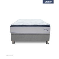 Cama Practibox New Ozono 2 Plazas Gris Plata