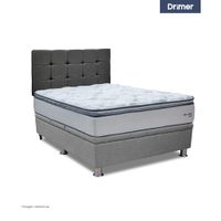 Dormitorio Praktibox Ozono 1.5 Plazas Gris Plata