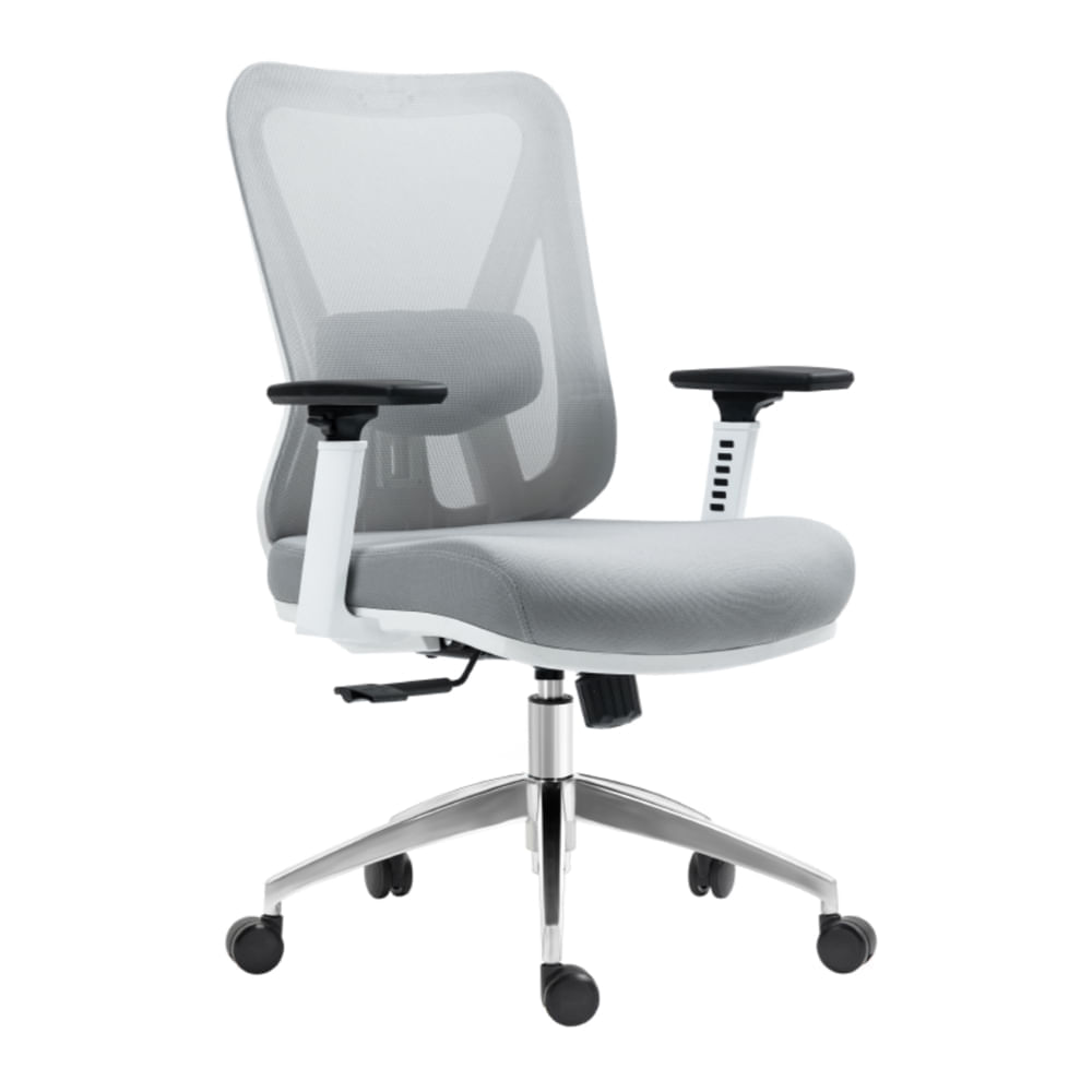 Silla Ergonómica Rta-C4227Lw Blanco - Gris