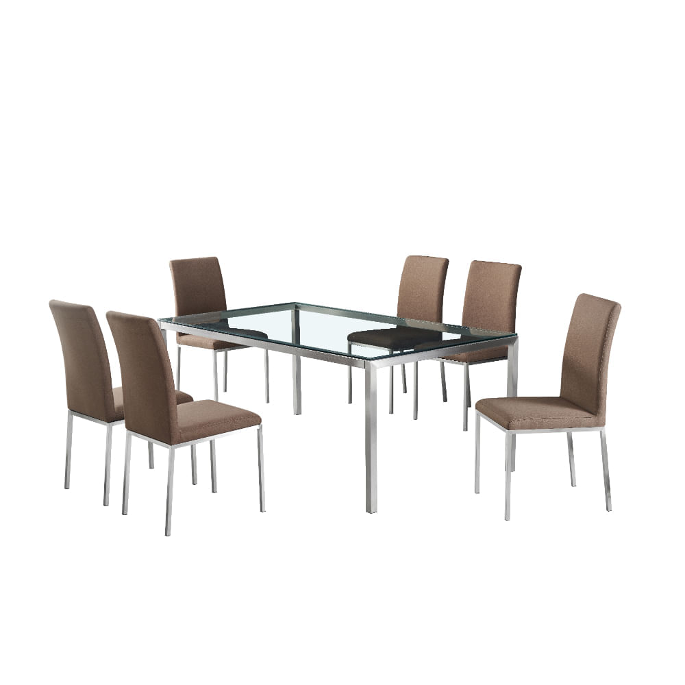 Juego De Comedor Marina 6 Sillas