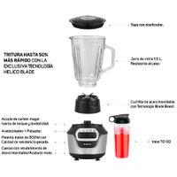 Licuadora Taurus Perfect Push con Tecnología Helicoblade 1.5L – 800W