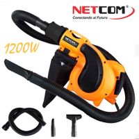 Soplador Aspirador de Aire 1200w NETCOM Pc Laptop Limpieza carro