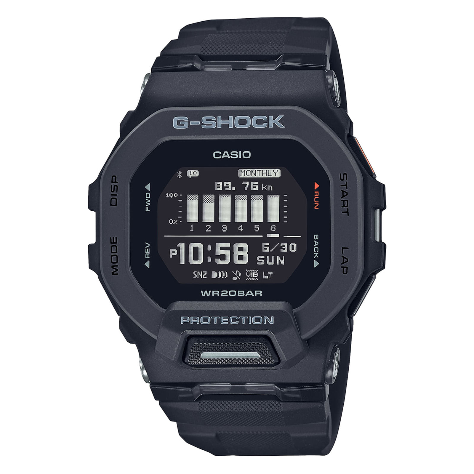 Reloj G-Shock Resina Negro GBD200-1 G-SK-100