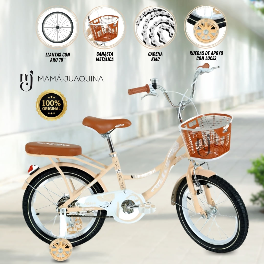 Bicicleta con Canasta Aro 12 «FLYING» Azul