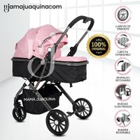Coche Moisés de Lujo «STANLIE» Edición Limitada Rosa