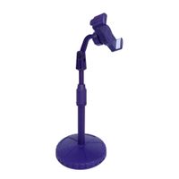 Porta Celular de Mesa Expandible Ajustable Morado