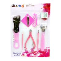 Kit Profesional para el Cuidado de los Pies y Uña- Pedicure 9 piezas Rosado
