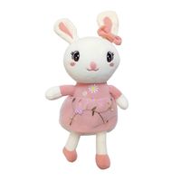 Coneja Rosada C/Vestido Peluche de Apego 38cm
