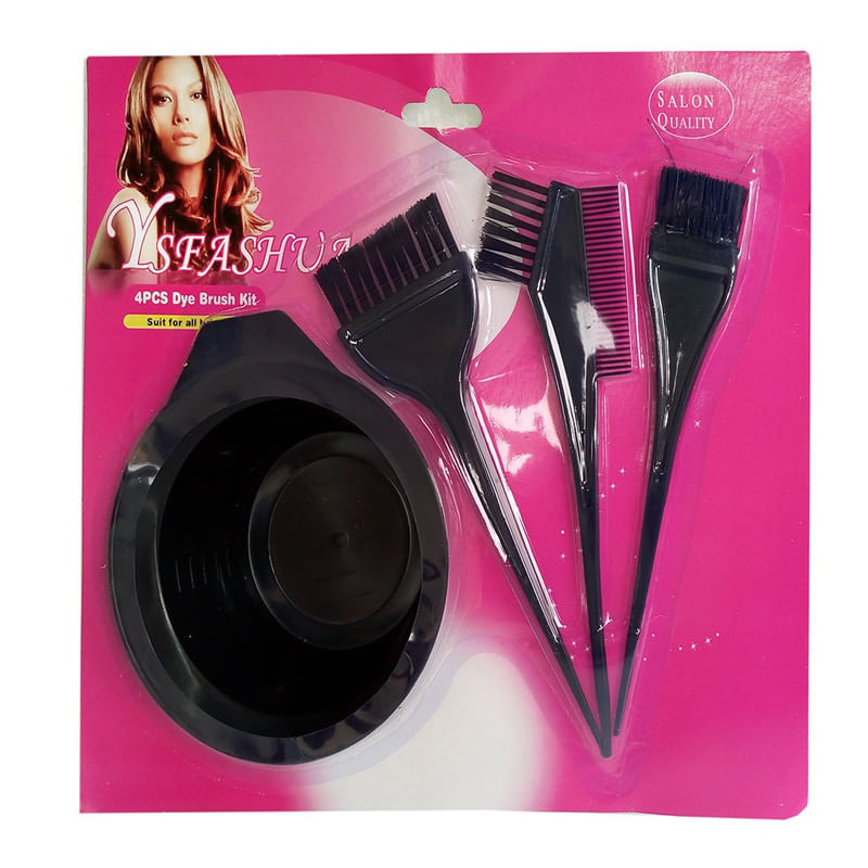 Juego de Brochas y Aplicador para Tinte de Pelo Reusable