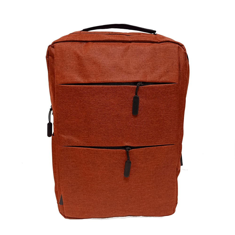Mochila Antirobo Multiuso Conector Usb Porta Laptop o Celular Rojo